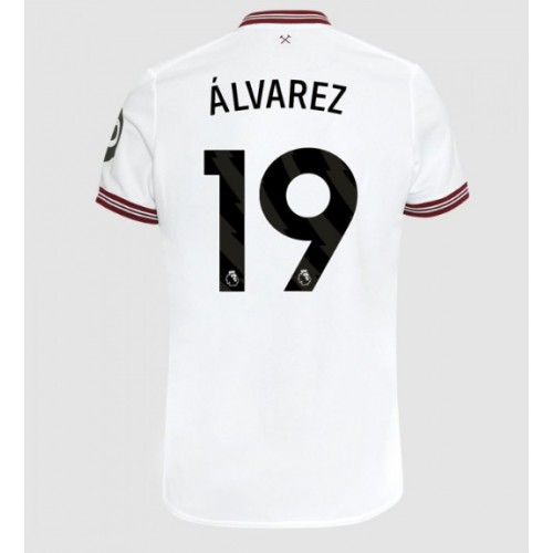 Fotbalové Dres West Ham United Edson Alvarez #19 Venkovní 2023-24 Krátký Rukáv